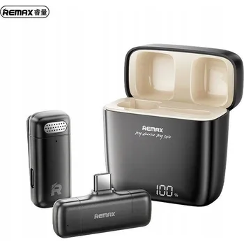Mikrofon MIKROFON REMAX K13 S KLIPEM USB-C ČERNÝ