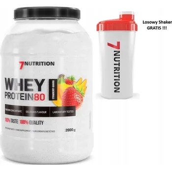 Protein 7NUTRITION Protein 80 2000g Jahoda-Banán