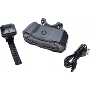 Cyklosvítilna ZADNÍ SVĚTLO NA KOLO S ALARMEM