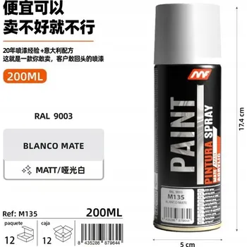 Barva ve spreji Barva ve spreji ve spreji 200 Ml, 6 Ks