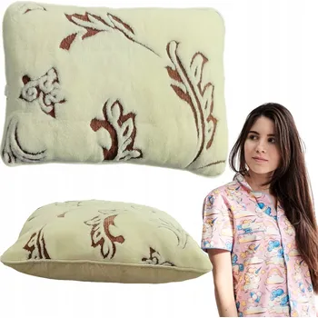 Polštář Polštář z merino vlny s ovčí vlnou 70x80 povlečení z vlny