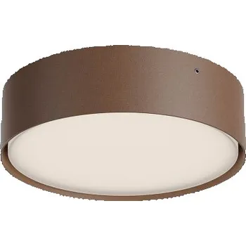 Venkovní osvětlení LED venkovní stropní svítidlo 22 cm 1890 lm 2700K+3000K IP65 rezavě hnědá REDO NOX 91043