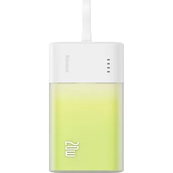 Powerbanka POWERBANK BASEUS 20W 5200mAh SILNÁ POWERBANKA S INTEGROVANÝM KABELEM Lightning
