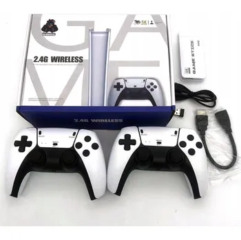 Herní konzole GAME STICK PRO – Herní konzole do TV s 2× bezdrátovým ovladačem