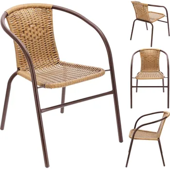 Zahradní nábytek STYLO Zahradní židle Bistro hnědá