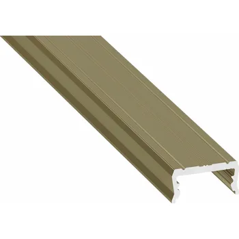 Stavební profil Profil hliníkový AL-PROFIL ATOM REED GREEN LACQUERED 2M (10-1358-20) přisazený barva rákosová zelená GXLP1133 Greenlux