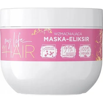 Vlasová regenerace Eveline Cosmetics My Life My Hair posilující maska-elixír 300 ml