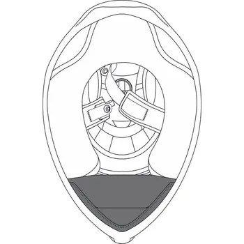 Motodoplněk AGV bradový deflektor K-3 grey - XS/L