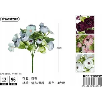 umělá květina Rest.aer-Buket 5 větviček čajových pupenů 30 cm