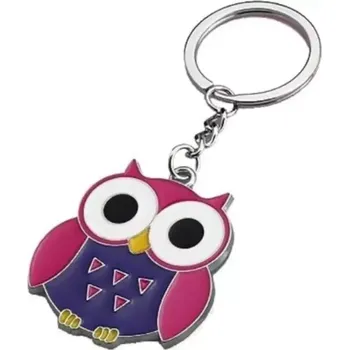 Přívěsek Přívěšek sova fialová, včetně kroužku