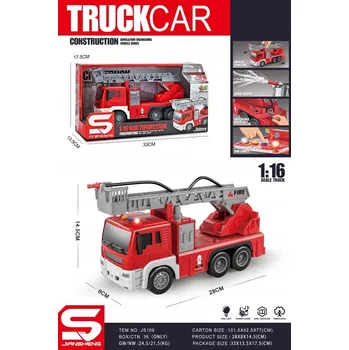 autíčko Hračka Ramiz Hasičské auto s funkcí vody světel a zvuku 1:16