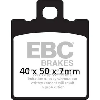 Brzdová destička Brzdové destičky EBC FA047 APRILIA RS 125 1992-2005