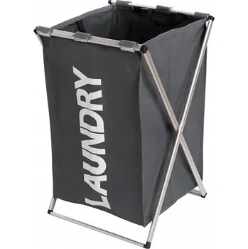 Koš na prádlo Volně stojící koš na prádlo Praktyczna 30 l šedý