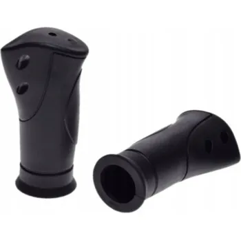 grip ČERNÉ ERGONOMICKÉ GRIPY NA ŘIDÍTKA KOLA