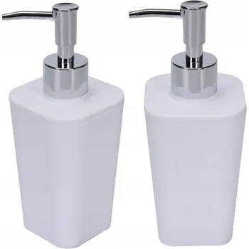 Dávkovač mýdla Ruční dávkovač mýdla stojící Fala 330 ml bílý