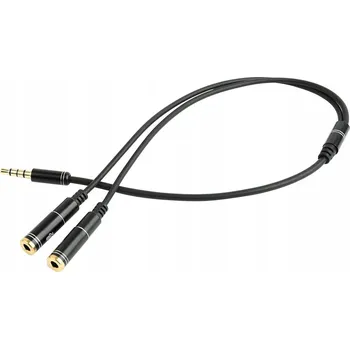 Audio kabel Kabel Gembird CCA-417M minijack (3,5 mm) – 2x minijack (3,5 mm) 0,2 m