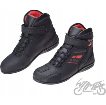 Moto obuv MOTO BOTY LS2 GARRA MAN WP BLACK RED 43