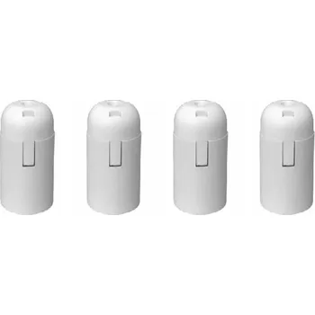 Objímka na žárovku Objímka E14 hladká termoplastická T210 patice pro žárovku termoplast BÍLÁ