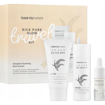 Kosmetická sada RICE PURE GLOW Cestovní Sada - Sada Produktů