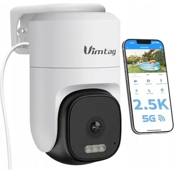 IP kamera VIM TAG 5G Venkovní Kamera 360° PTZ s Barevným Nočním Viděním, IP66, Alexa