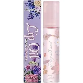 Přípravek na rty Hydratační olej na rty lesk v kuličce roll-on květinový balzám 05