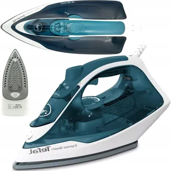 Žehlička Žehlička TEFAL Express FV2837 keramická žehlicí plocha 2400 W systém proti usazování vodního kamene