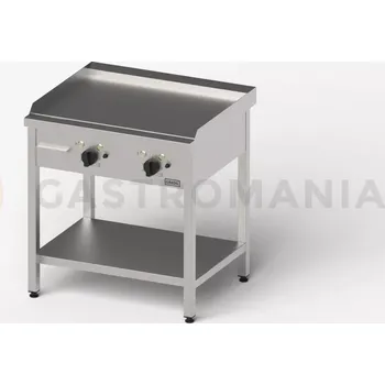 Kuchyňský gril Elektrická grilovací deska, hladká, 800x700x850 mm, 8,1 kW, 400 V | GREDIL, 977311