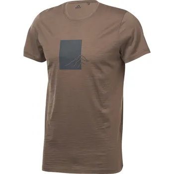 CRIVIT Pánské funkční triko s merino vlnou (hnědá, S (44/46))