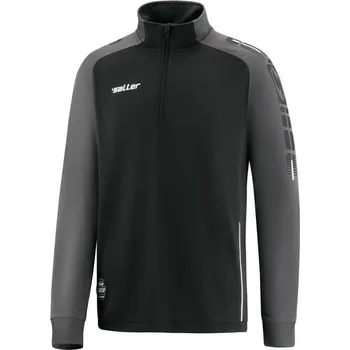 Saller X.72 Tréninková mikina BARVA: 380 černá-šedá, Velikost: 152 Lehká funkční mikina s ⅓ zipem pro trénink i volný čas