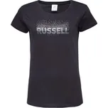 Dámské tričko Russell Athletic SS T-SHIRT L Černá, Bílá