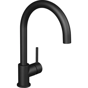 JIKA Mio Style - dřezová stojánková baterie, otočné raménko 193 mm, Cold Start (H3512F1...2601), Černá matná (H3512F17162601)