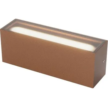 Venkovní osvětlení LED venkovní nástěnné svítidlo 2940 lm 2700K+3000K IP65 rezavě hnědá REDO LIMAS 91233
