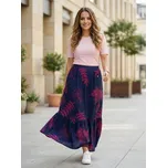 Dámská sukně KIXMI SUMEY TMAVĚ MODRÁ L