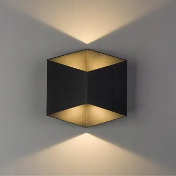 Venkovní osvětlení Venkovní nástěnné svítidlo Nowodvorski černé s integrovaným LED zdrojem 5 W