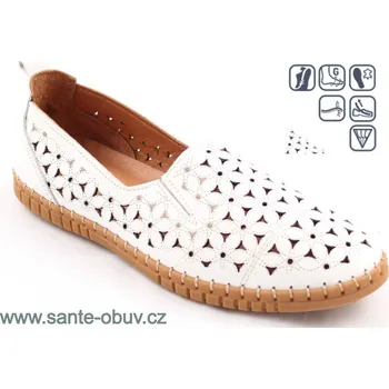 Dámská zdravotní obuv SANTÉ AZ/3108 WHITE vych. obuv vel.36-41, bílá - 39
