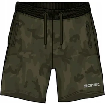 Pánské kraťasy Krátké kraťasy Sonik Camo Fleece Shorts - Velikost L