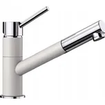 Stojánková kuchyňská baterie Blanco KANO-S bílá, stříbrná