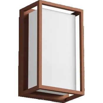 Venkovní osvětlení LED venkovní nástěnné svítidlo 913 lm 2700K+3000K IP54 hnědá REDO QUADRIS 90746