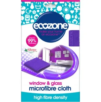 Utěrka Utěrka z mikrovlákna NA MYTÍ OKEN a SKLA, Ecozone