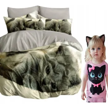 Povlečení Sada povlečení 160x200 + 2 povlaky na polštáře 3D vzor koně