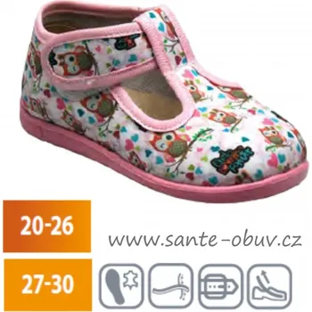 Dámská zdravotní obuv SANTÉ US/2002 SOVA domácí obuv vel.27-30, --- - 28