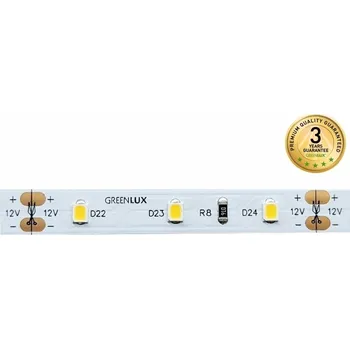 LED páska Pásek LED STRIP 60LED/9,6W/m IP65 CW 30m 780lm (*30m=1pcs) GXLS405v2 Greenlux