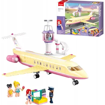 ostatní stavebnice STAVEBNICE SLUBAN LETIŠTĚ LETADLO FRIENDS GIRLS DREAM