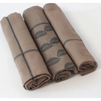 Utěrka ETEX Kuchyňské utěrky ze 100% bavlny U02 Coffee 50 x 70 cm - 3 kusy