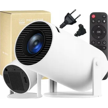 Projektor PROJEKTOR ANDROID TV WIFI FULL HD PŘENOSNÝ SMART REPRODUKTOR OTOČNÝ