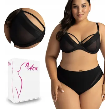 Dámské spodní prádlo Ava 1824/4 Venus černá tyl černý Měkká podprsenka 80H SOFT