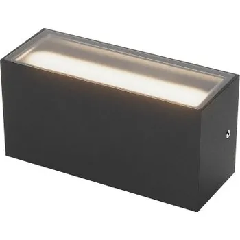 Venkovní osvětlení LED venkovní nástěnné svítidlo 1678 lm 2700K+3000K IP65 černá REDO LIMAS 91226