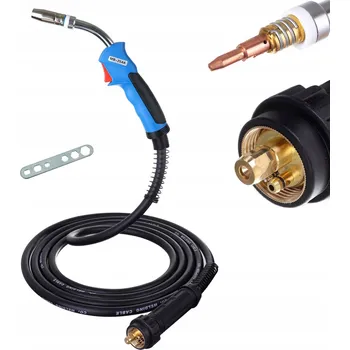 Příslušenství ke svářečce SVAŘOVACÍ HOŘÁK MIG MAG TYP BINZEL MB25 5 METRŮ EURO KONEKTOR PRO MIG/MAG