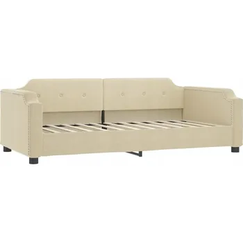 Pohovka Krémová pohovka s funkcí spaní, rozměry 223 x 90 x 66,5 cm