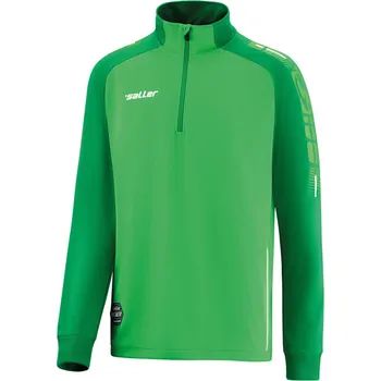Saller X.72 Tréninková mikina BARVA: 221 tmavě zelená-zelená-bílá, Velikost: 164 Lehká funkční mikina s ⅓ zipem pro trénink i volný čas